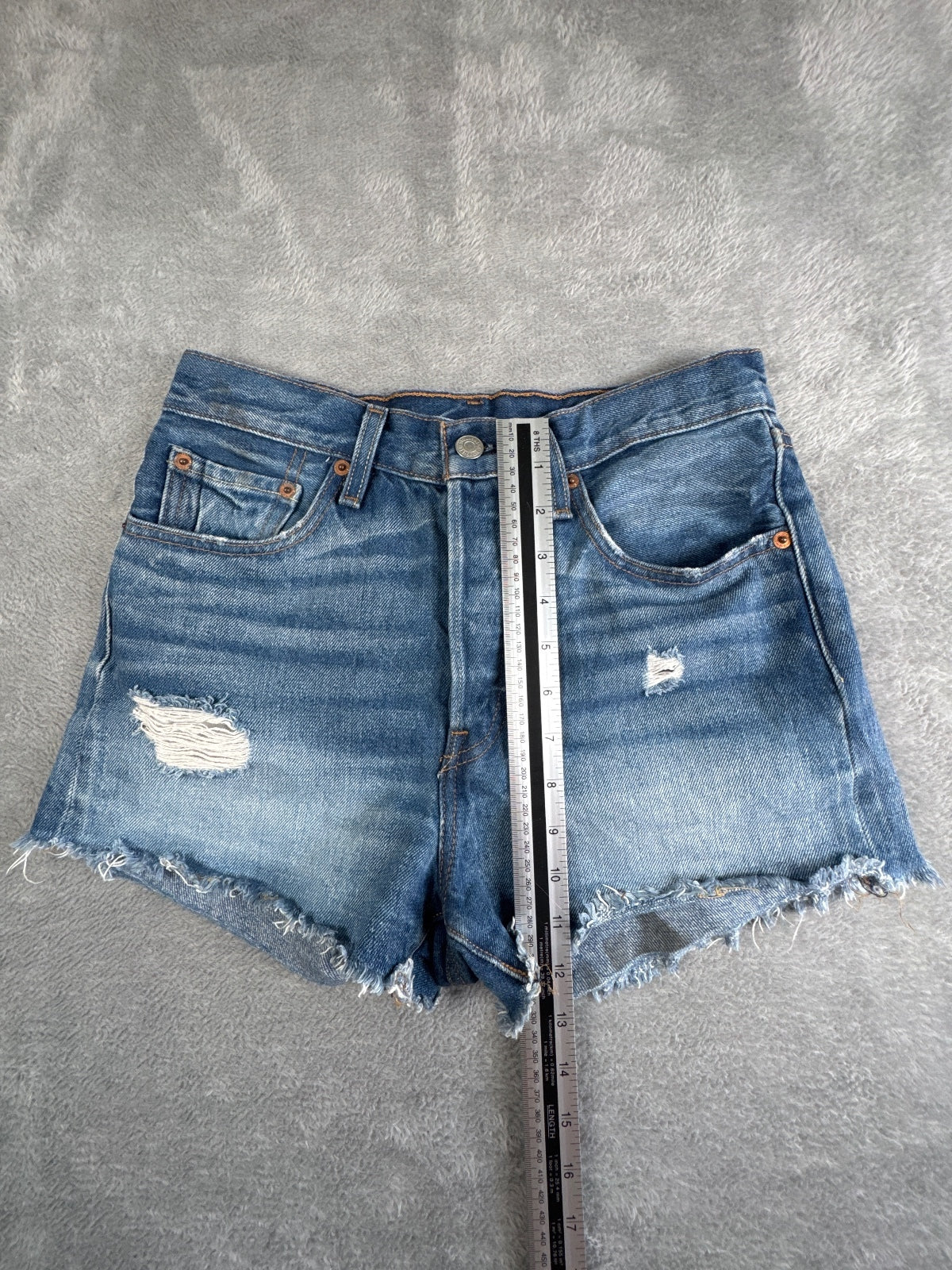 Levi's Premium 501 Denim Cutoff Shorts W26
