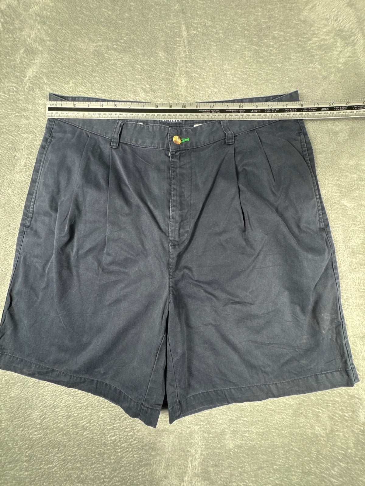 Tommy Hilfiger Men's Navy Blue Cotton Shorts W36