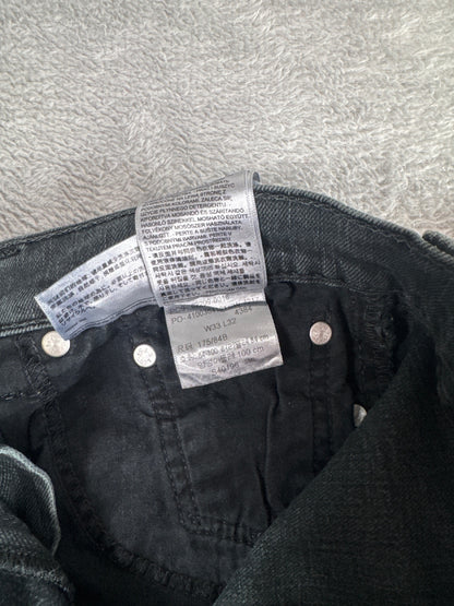 Vintage Classic Levi's Black Denim Jeans W33 L32