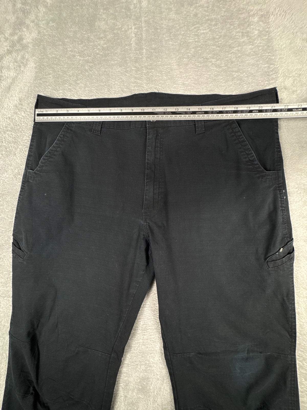 Dickies Men's Black Work Pants with Utility Pockets W42 L30