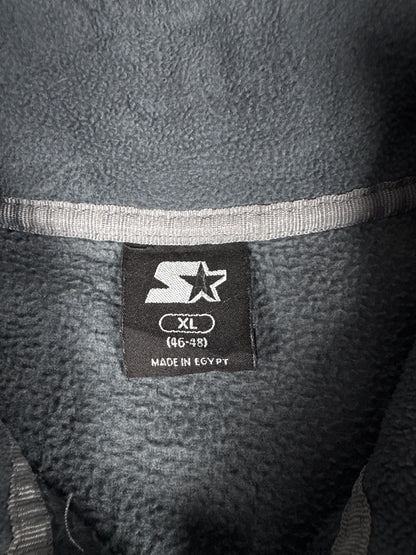 Starter Tri-State Speedway Grey Fleece Jacket Size XL