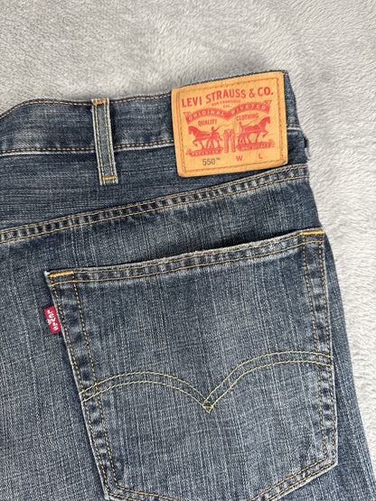 Classic Vintage Levi's 550 Men's Denim Shorts Blue - W50