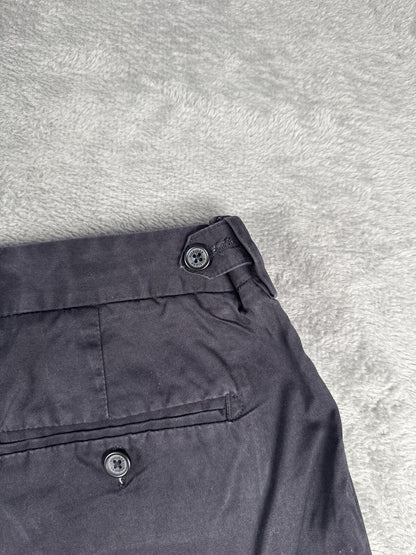 Vintage Tommy Hilfiger Men's Black Cotton Chino Shorts - W40