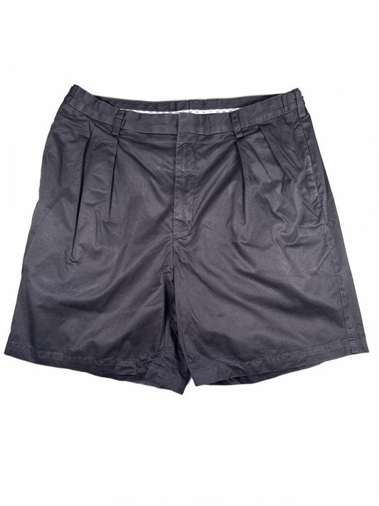 Vintage Tommy Hilfiger Men's Black Cotton Chino Shorts - W40